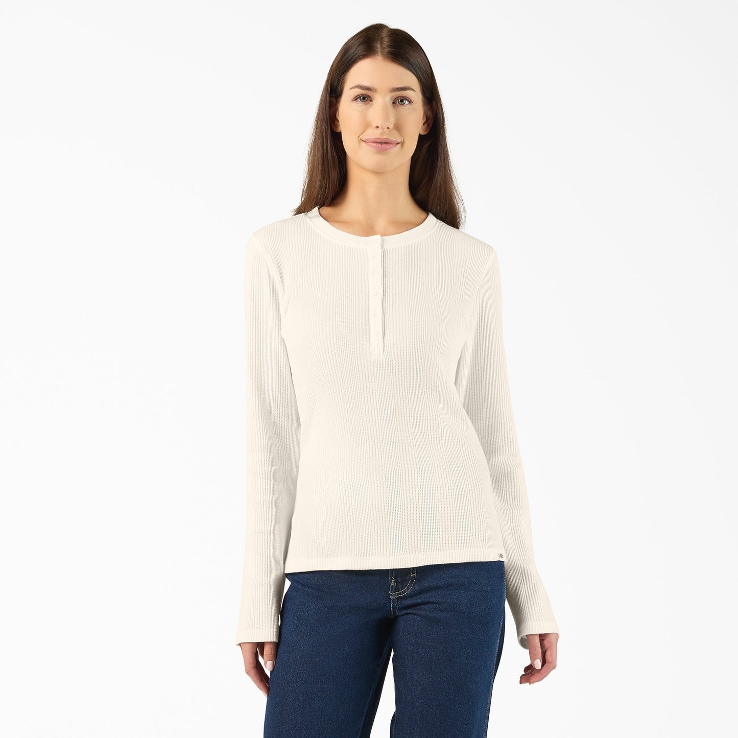 Dickies Women's Crewneck Henley Shirt