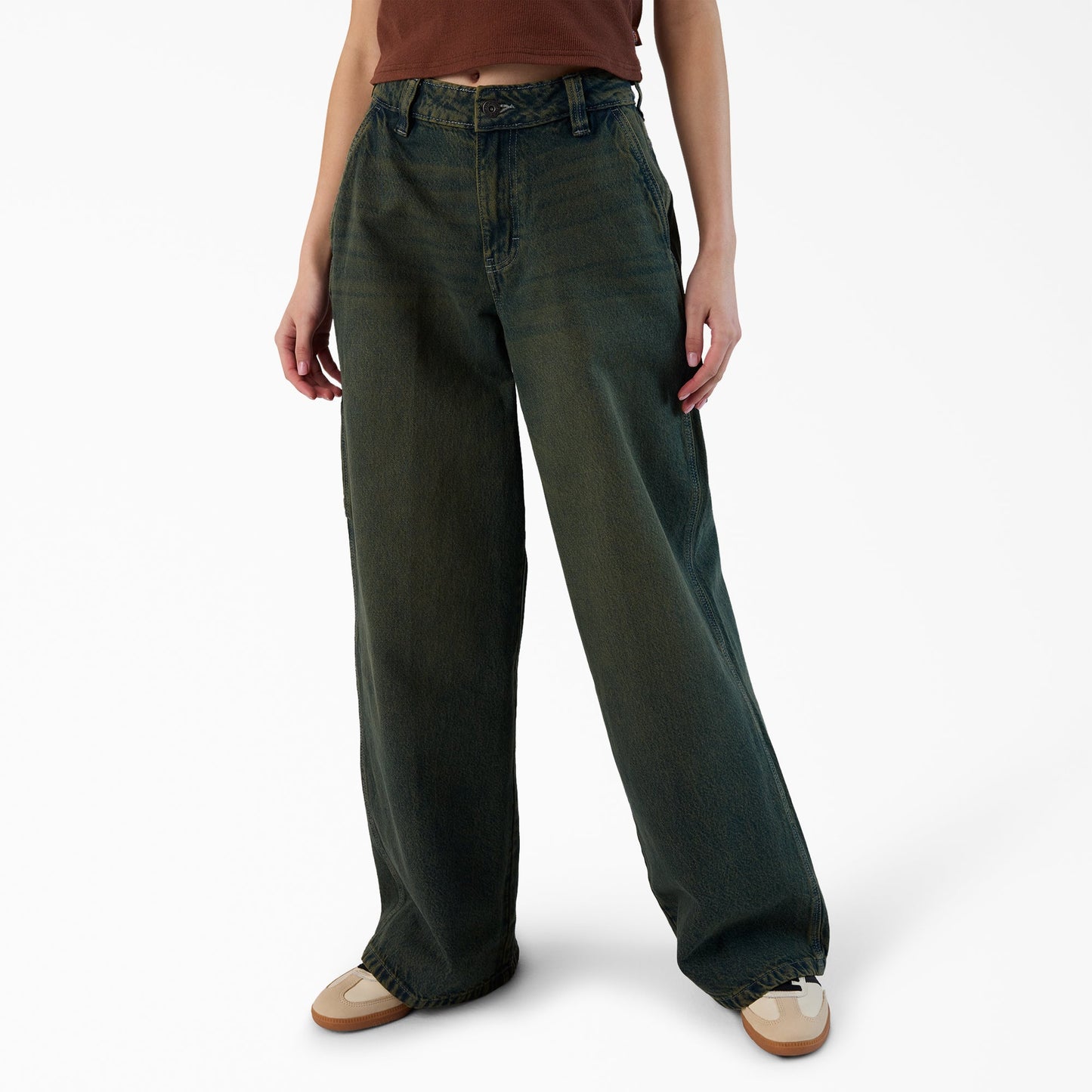 Dickies Women's Loose Fit Denim Carpenter Jeans